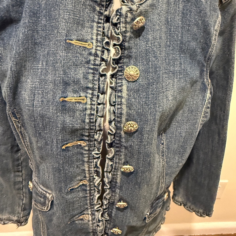 Dressbarn Blue Jean Jacket